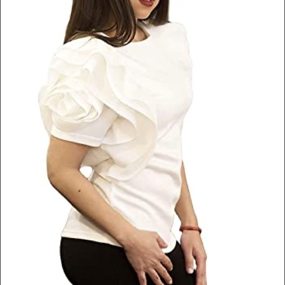 Rose detailed top - Picture 4 of 6